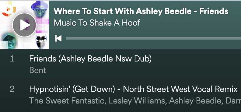 Where To Start With Ashley Beedle - Friends